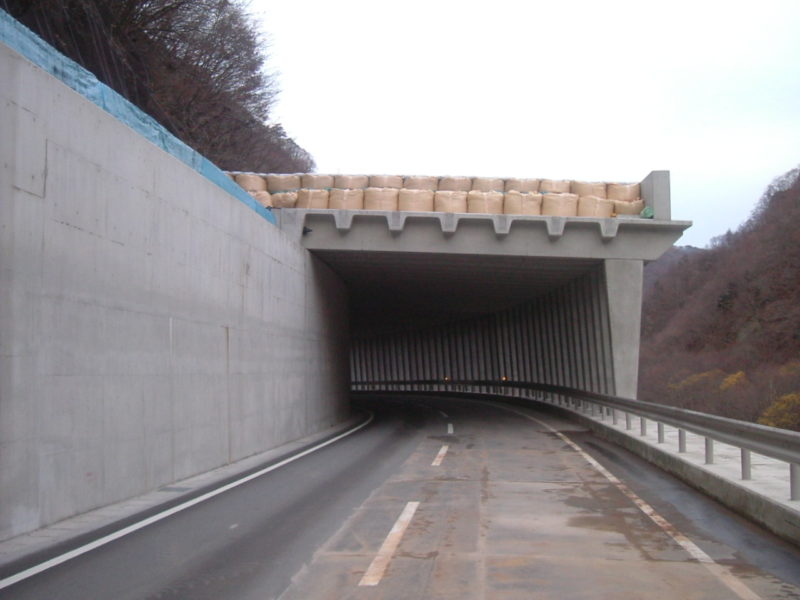 川俣温泉川治線野門道路整備