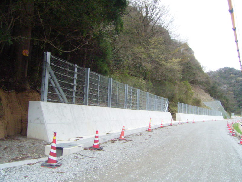 大邑３期地区８号道路工事