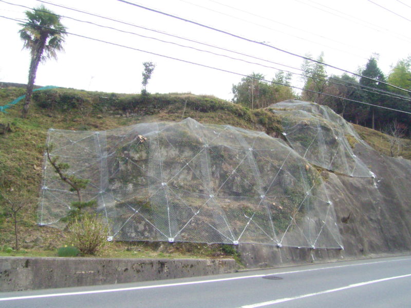 広島湯来線道路防災工事