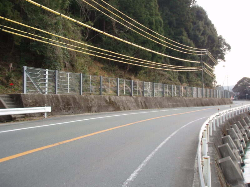 国道１５２号線道路防災工事（船明）