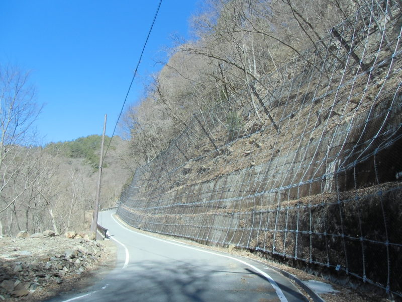 県営林道野猿谷線（黒平工区）改良工事