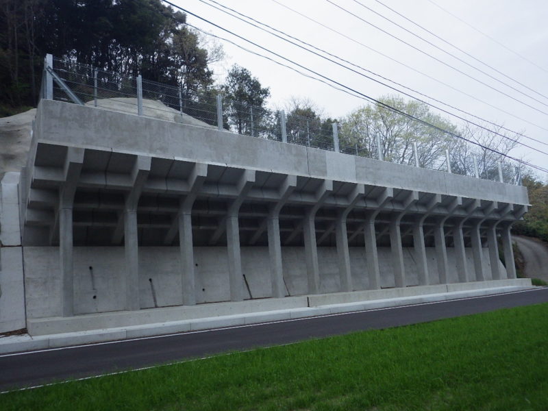 県道扇山公園線道路災害防除工事