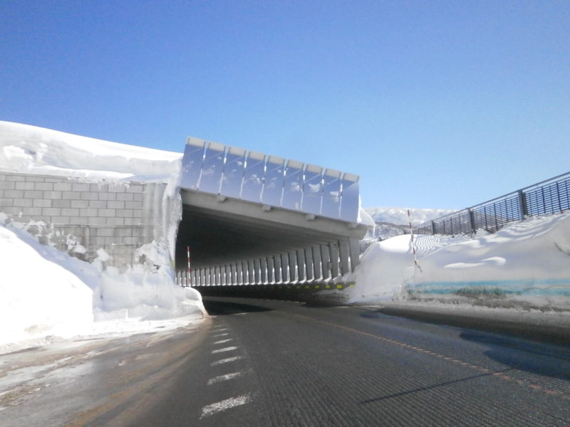 国道１１２号湯殿山地区防雪工事