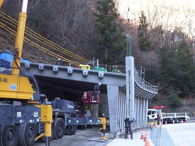 県道中津川三峰口停車場線　災害復旧工事（1災97号）その4