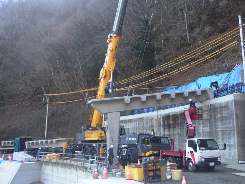 県道中津川三峰口停車場線　災害復旧工事（1災97号）その4