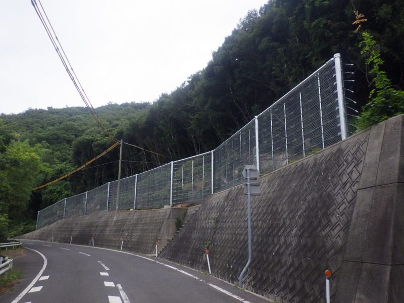 県道高松牟礼線（高尻工区）道路整備工事（法面工）