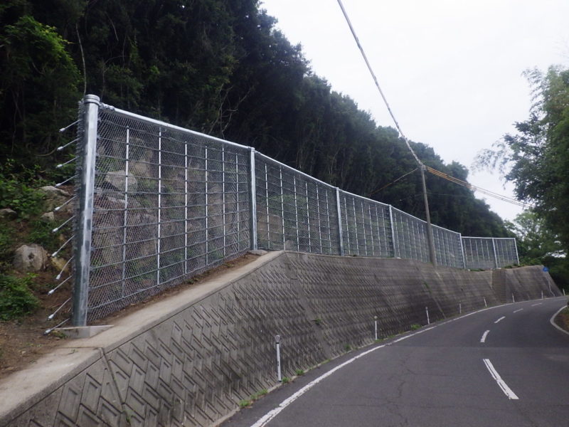 県道高松牟礼線（高尻工区）道路整備工事（法面工）