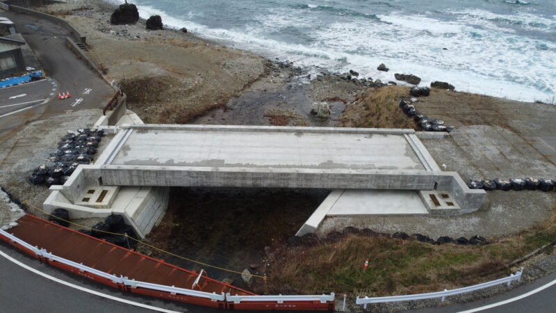 主要地方道佐渡一周線　北狄川橋　上部工（その２）工事